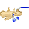 Caleffi 121 FlowCalâ„¢ 1" NPT female (with PT test ports) automatic flow balancing valve with integral ball valve. 121361A