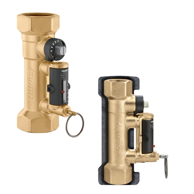 CALEFFI Â¾" press Balancing valve with flow meter. 132556AFC