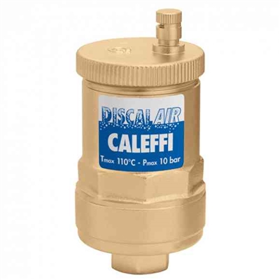 Caleffi 551 DISCALAIR Air Vent 1/2" NPT Female 551004A