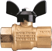 Caleffi 1" NPT female, drain, ball valve with T HANDLE NA39753