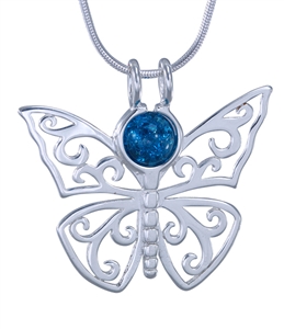 P-10mm Itty Bitty GAYM Butterfly Pendant