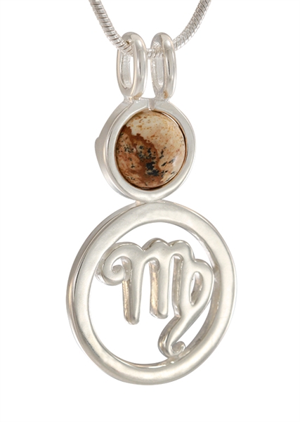 Itty Bitty Zodiac Virgo Pendant Astrology