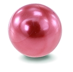 Pink Satin Faux Pearl