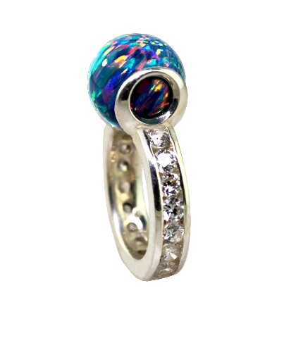 Peewee Eternity MarbleLuxe Ring