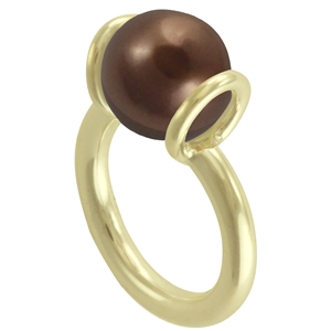 Vermeil Pee Wee Stacker Ring