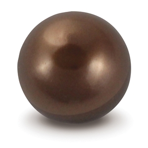 Chocolate Faux Pearl