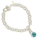 itty bitty marblePOP! Link Bracelet-with-Charm