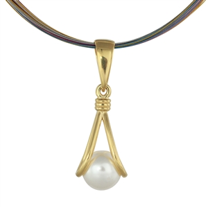 pee wee marblePOP! athena pendant 14K