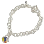 pee wee marblePOP! Link Bracelet-with-Charm