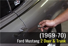 Klassic Keyless Ford Mustang & Mercury Cougar (1969-1970) Keyless Entry System with Trunk Release