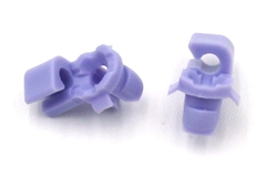 [86-00002] Klassic Keyless Small Purple Door Clip Plastic 3.4mm Rod, 6mm Hole, LH