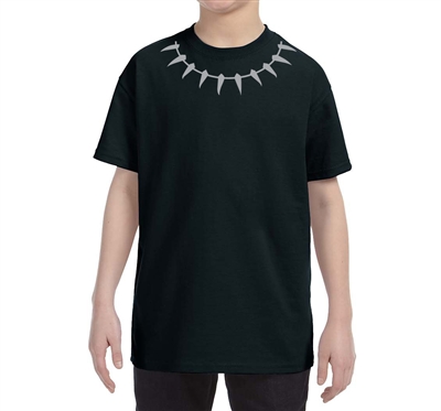 Youth Black Panther Reflective T-Shirt