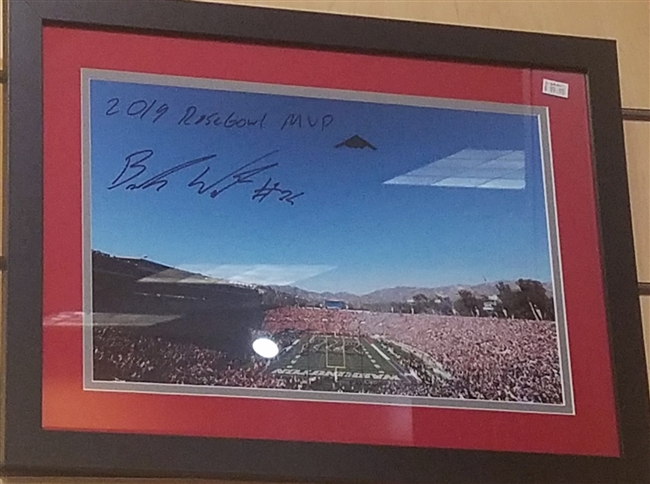 Brendon White Signed Rose Bowl 11 x 14 Framed