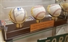 Brian Cashman, George Steinbrenner, & Joe Torre Signed Baseballs w/Case