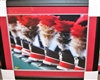 Ohio State Marching Band Hats Framed 16 x 20