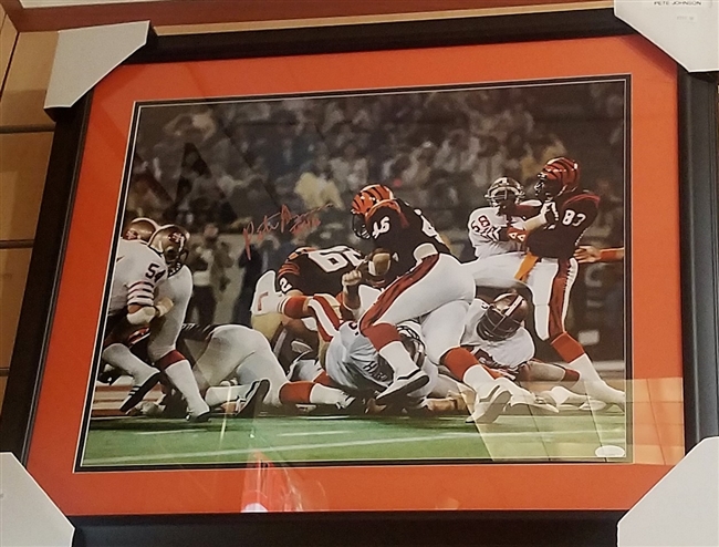 Pete Johnson Signed 16 x 20 Framed