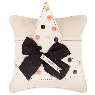 Halloween Witch Hat Sequin Pillow Wrap
