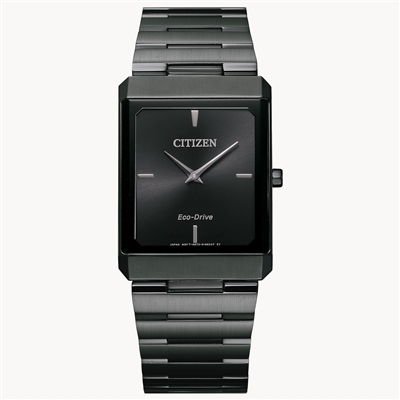 Men's Citizen black stiletto slim watch