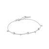 Ania Haie modern minimalism silver modern drop balls bracelet