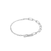 Ania Haie chain reaction mixed link t-bar bracelet