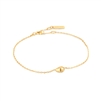 Ania Haie pearl power gold pebble sparkle chain bracelet