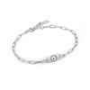 Ania Haie pace out silver orb link chunky chain bracelet