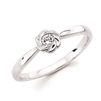 10k white gold diamond promise ring