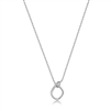 Ania Haie sterling silver forget me knot silver knot necklace