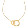 Frederic Duclos sterling silver & gold plated mona necklace