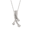 14k white gold diamond necklace