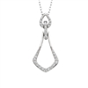 14k white gold diamond necklace