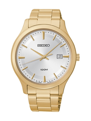 Mens Gold Seiko Watch