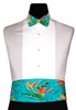 Heliconia Cummerbund & Bow