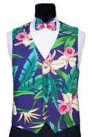Island Floral Vest & Bow