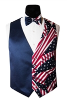 Patriotic Vest & Bow