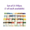 Herbal Magic Pillars -    Set of 31 Pillars  (1 of each available)