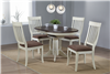 36" Round Table   Opens to 48" Solid Wood with four Chairs