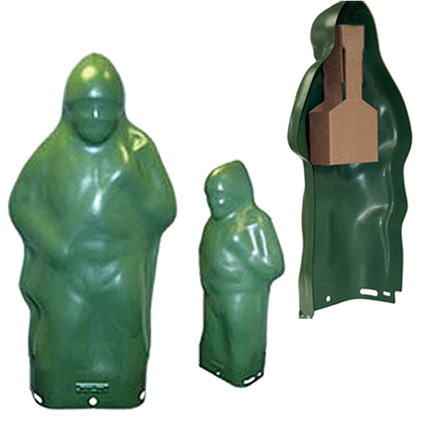 3D IVAN SHORT GREEN PLASTIC MIL-SPEC TARGET "Case of 40"