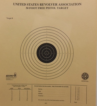 NRA Official Pistol Target  B-11 - Box of 1000