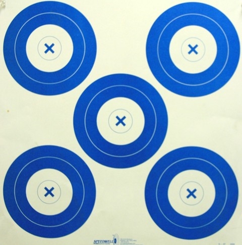 G67 Range Target - 5 Spot Archery - Box of 250