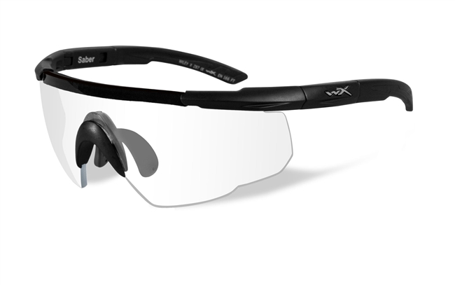 GLSWC Wiley-X Shooter Wrap Glasses Clear - EA