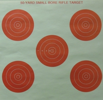GW Range Target - 50 YD Small Bore - Box of 500
