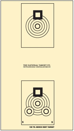 IBSB/1 - Benchrest 100 Yd Target - Box of 100