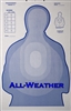 All-Weather - TRS II Blue Corrugated Target - Min 1,000 Units