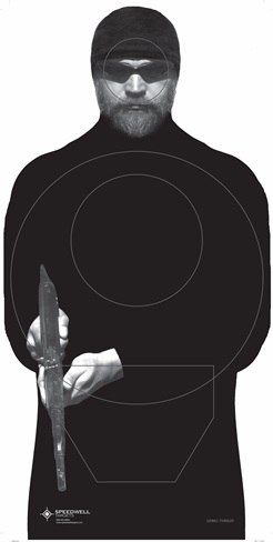 USMC - Threat Silhouette Target - Box of 500