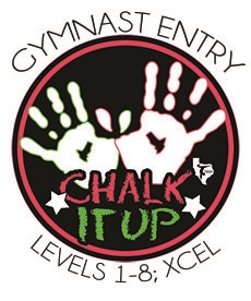 Gymnast Entry Fee - Achievement; Xcel  : Chalk It Up