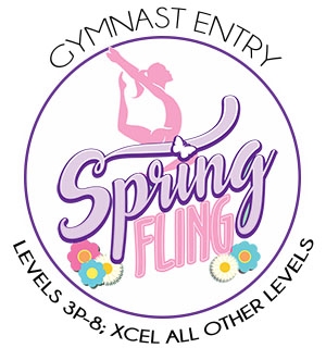 Gymnast Entry Fee - Levels 3P-8; Xcel All Other Levels : Spring Fling