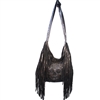 Alex Crystal Skull Fringe Bag