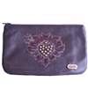 Heart and Weeds Large Card Pouch