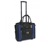 Cabrelli Polly Pocket Rolling Briefcase in Black and Royal